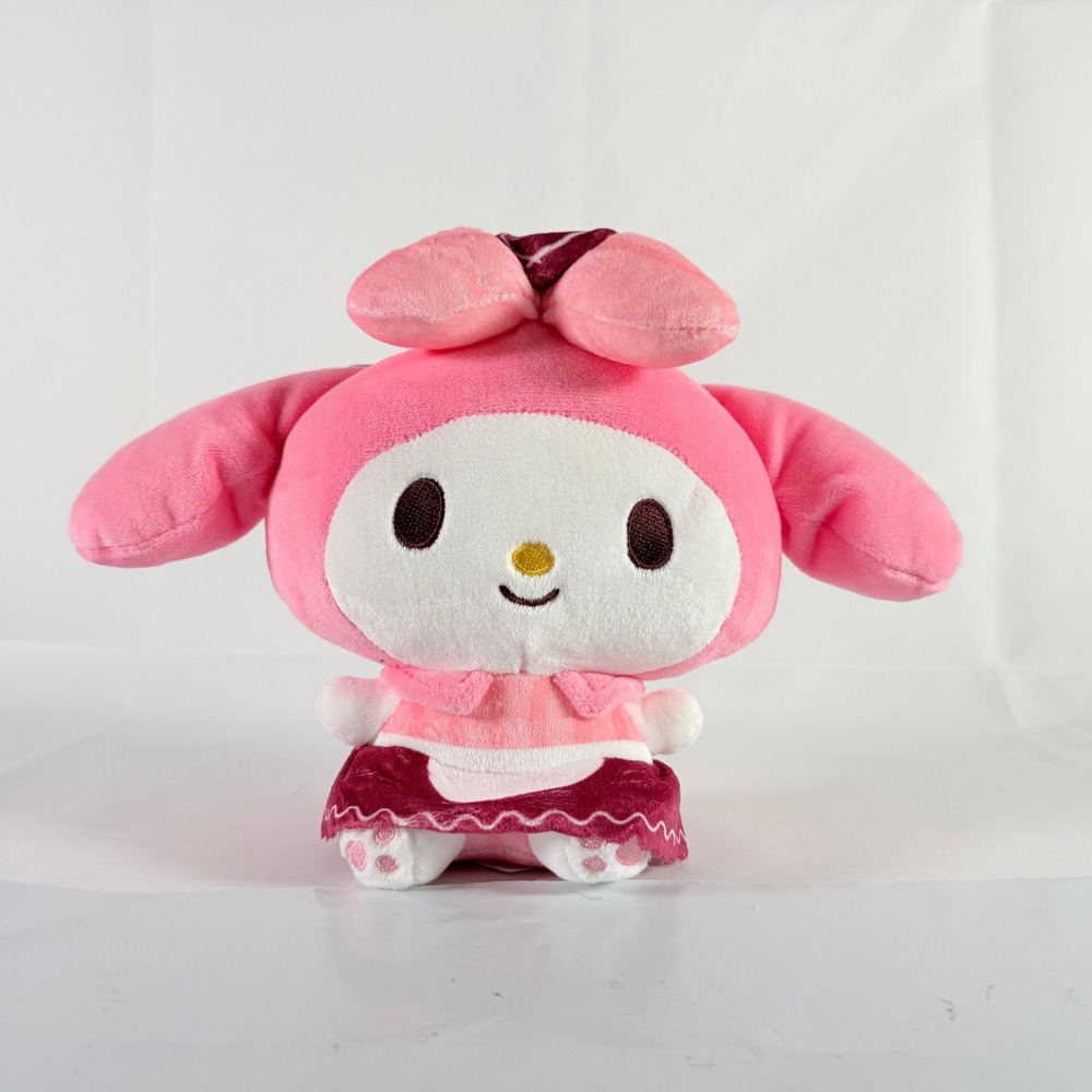 Sanrio Hello Kitty My Melody Pink Valentine's Dress 8" Plush Series 3 Jazwares